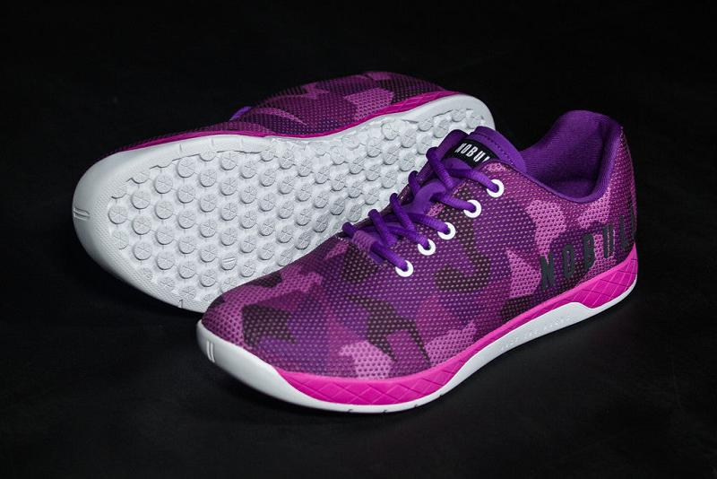 Purple Nobull Camo Women's Trainers | CA F1856D